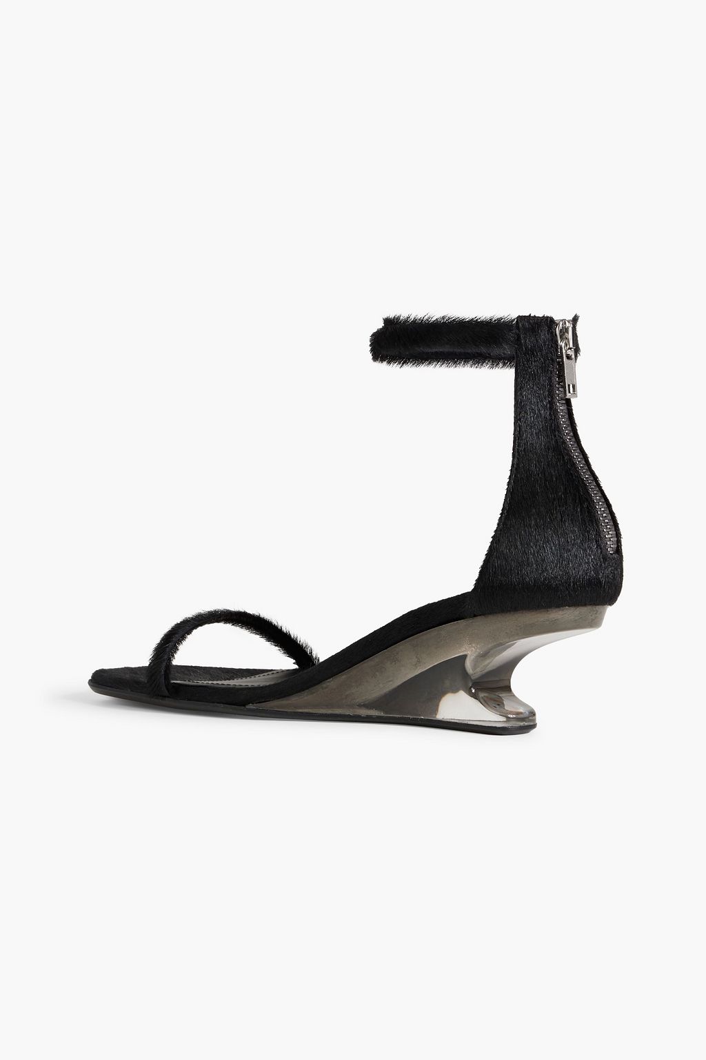RICK OWENS Cantilever 45 Wedges aus Kalbshaar