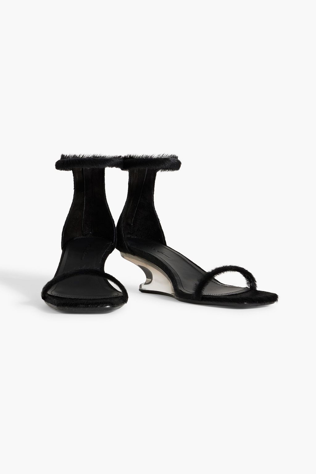 RICK OWENS Cantilever 45 Wedges aus Kalbshaar