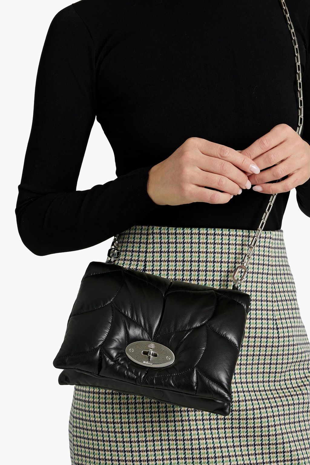 MULBERRY Little Softie quilted leather cross-body bag