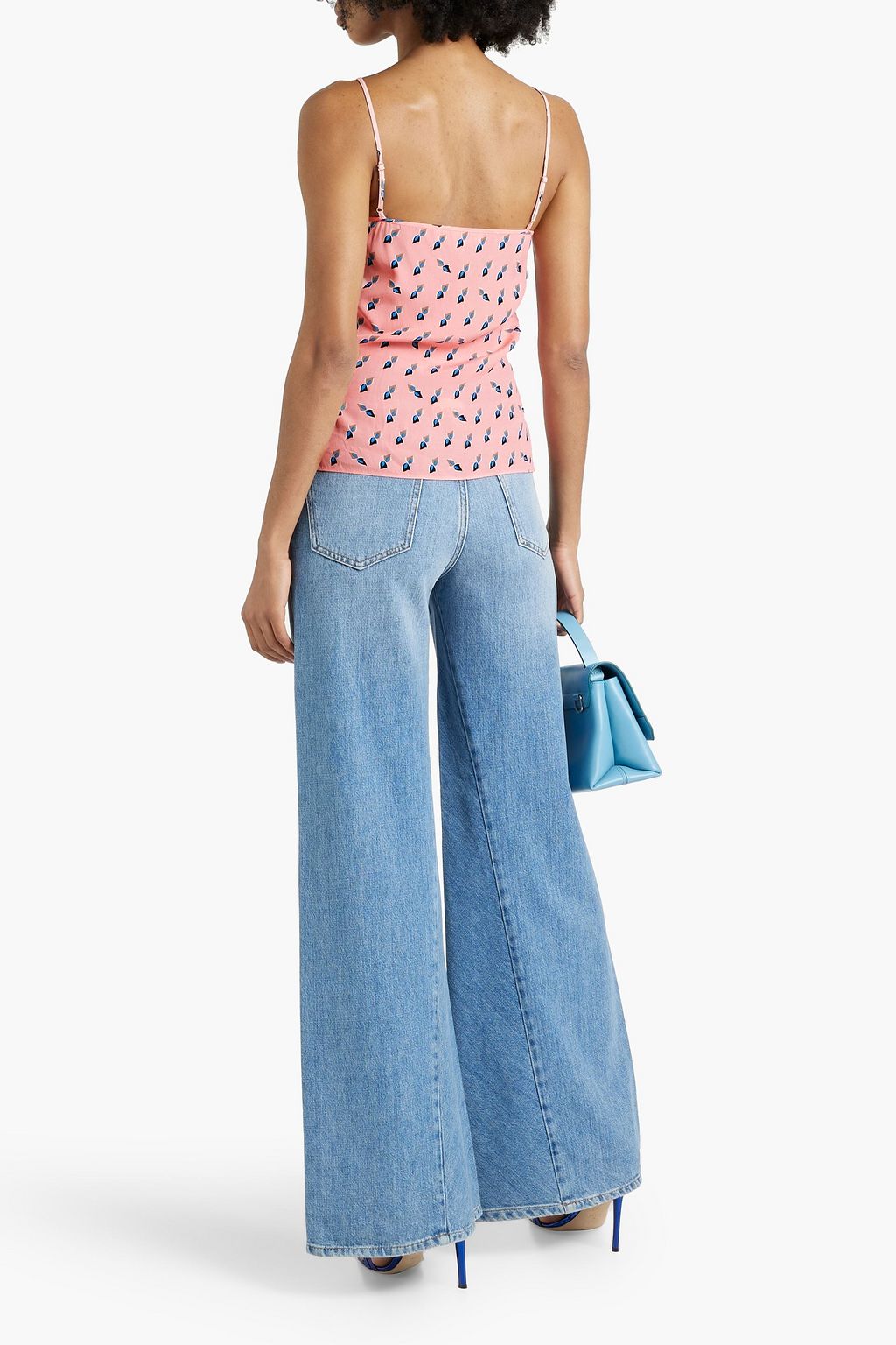 DIANE VON FURSTENBERG New Edith printed crepe camisole