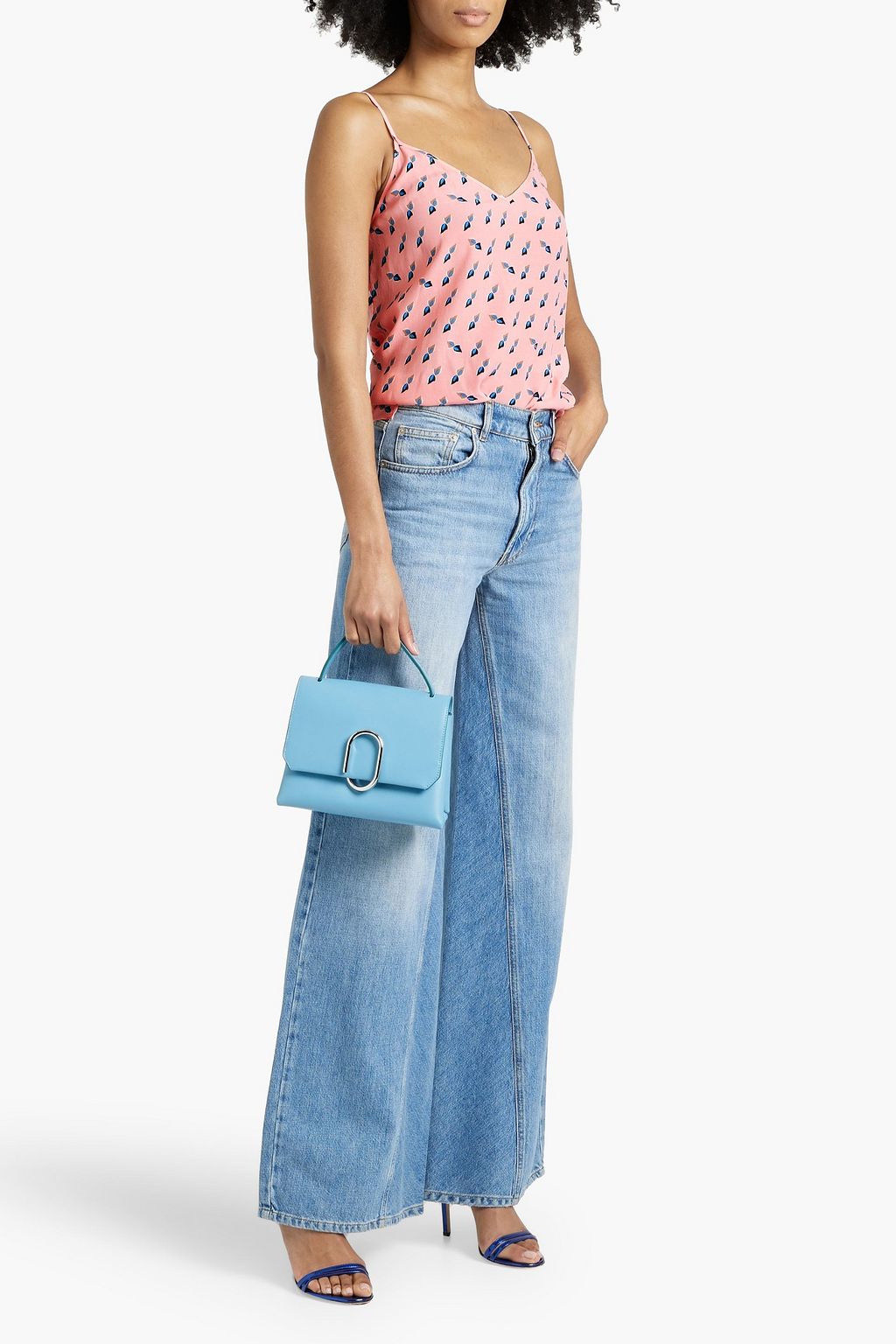 DIANE VON FURSTENBERG New Edith printed crepe camisole