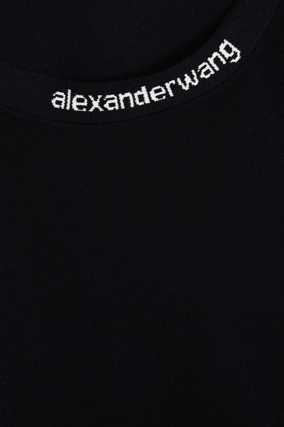 Alexander Wang T Stretch-knit Top In Black