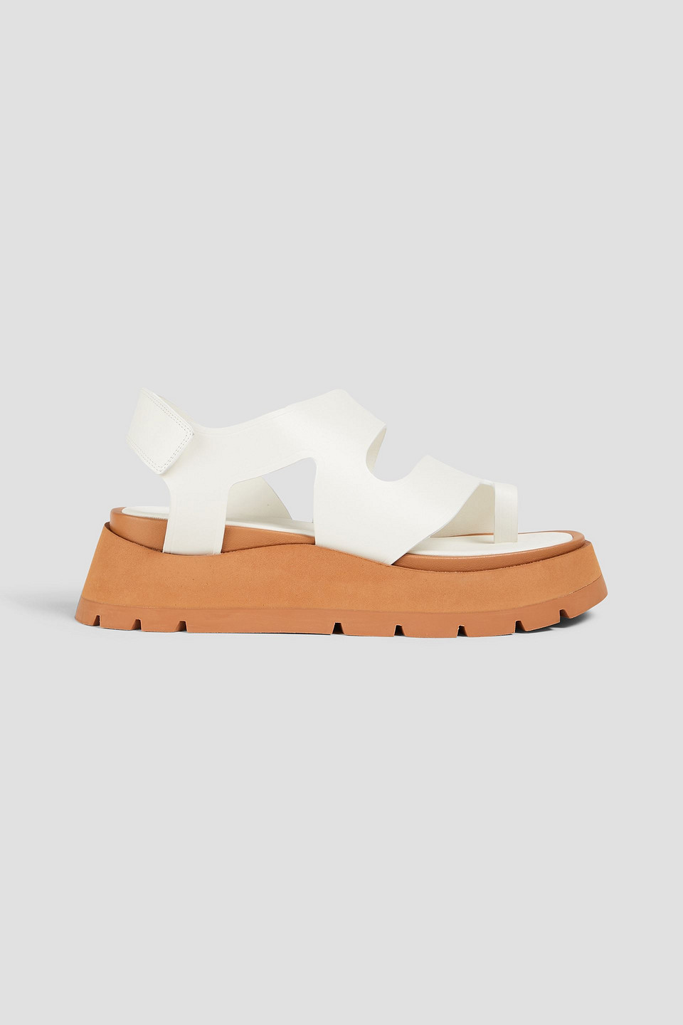 3.1 Phillip Lim Wave Leather Lug-sole Sandals In Antique White
