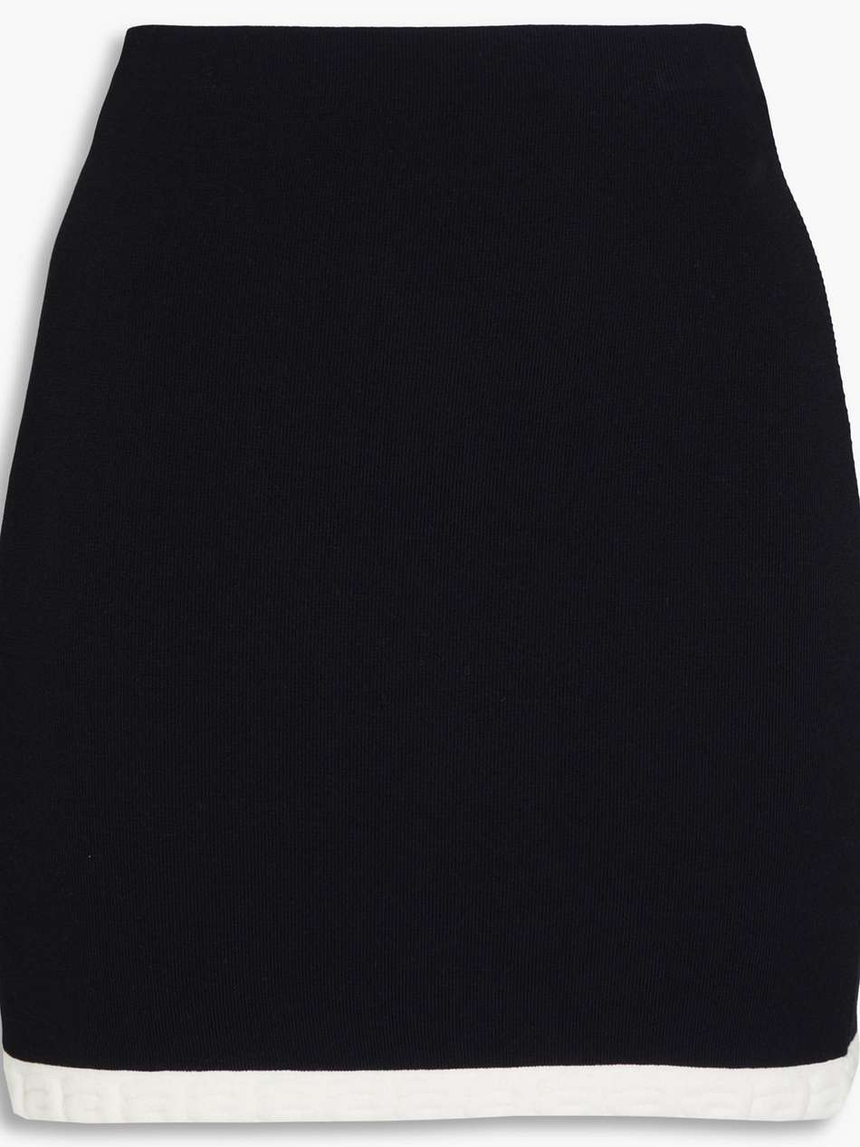 stretch-jersey mini skirt