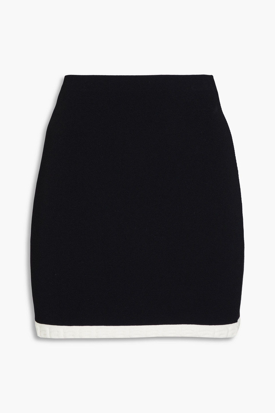 Stretch-jersey mini skirt