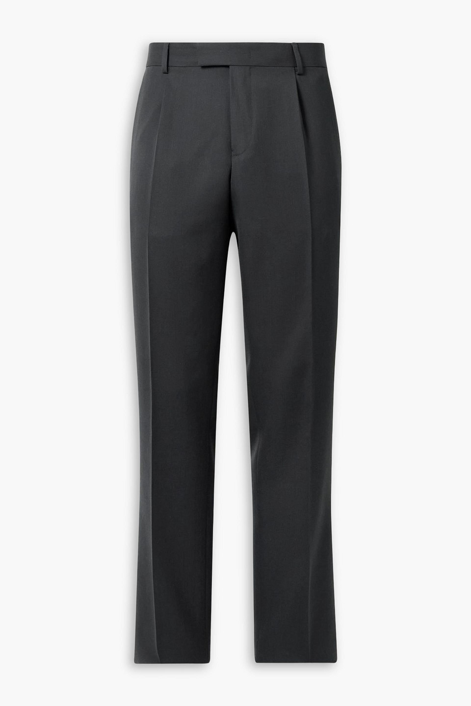 mr p. - straight-leg pleated twill suit pants - gray - 30