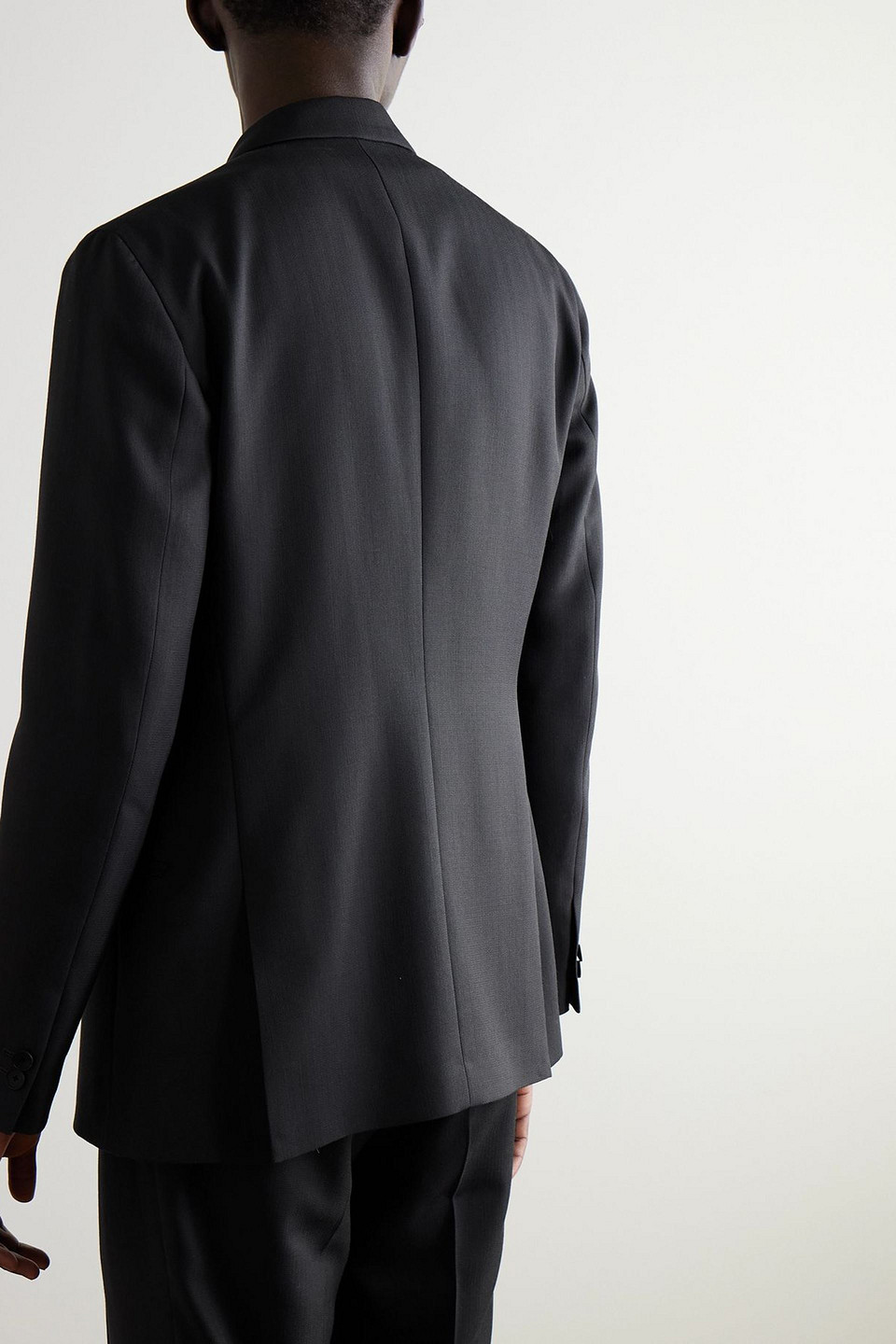  Mr P. - Double-breasted Woven Suit Jacket - Gray - Us 44 