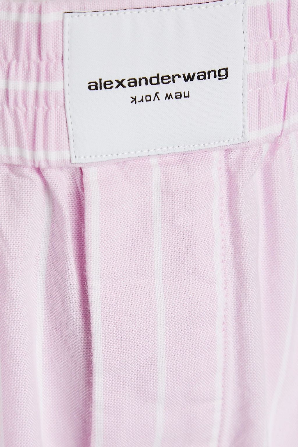 ALEXANDERWANG.T コットンオックスフォード ショートパンツ ストライプ