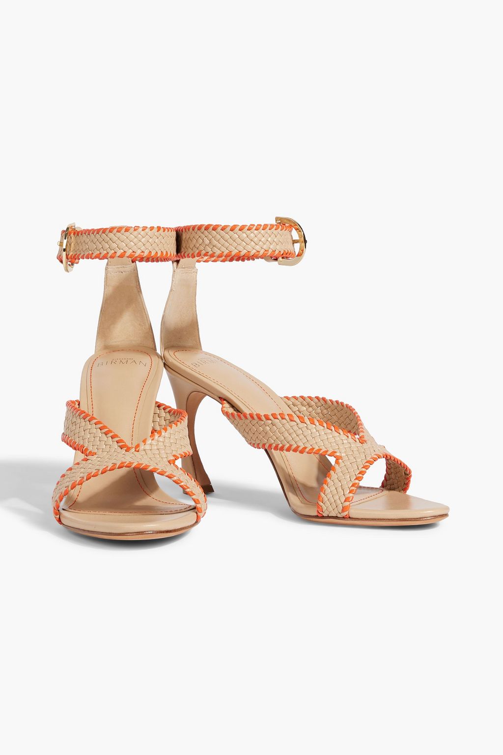 ALEXANDRE BIRMAN Giorgia 85 woven leather sandals
