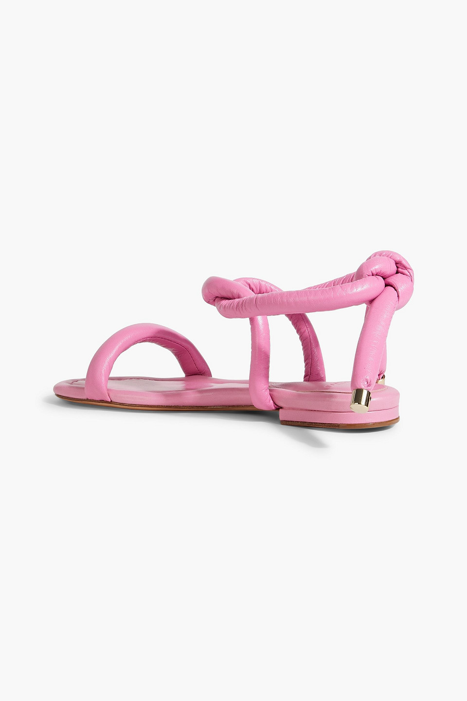 Shop Alexandre Birman Aysha 10 Padded Leather Sandals In Pink