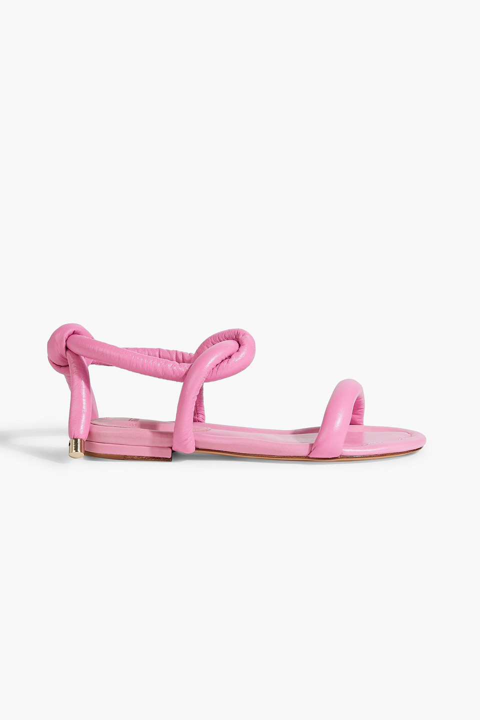 Alexandre Birman Aysha 10 Padded Leather Sandals In Pink