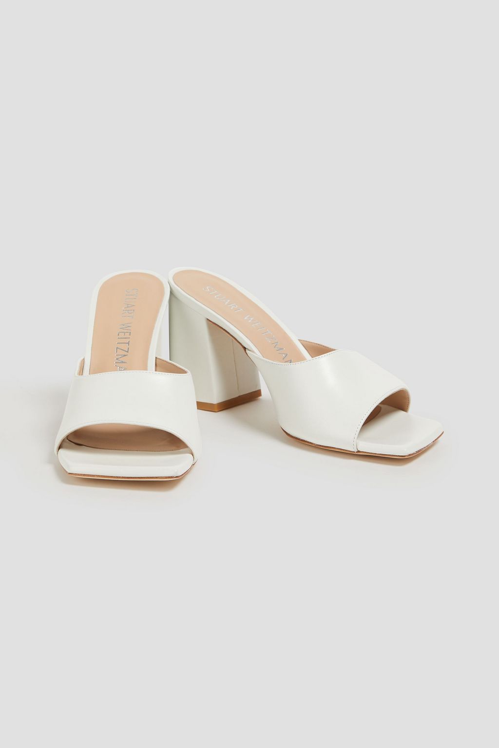 STUART WEITZMAN Tia leather mules
