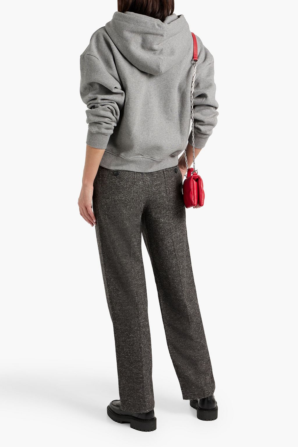 MARANT ÉTOILE Miroki cotton-blend tweed tapered pants