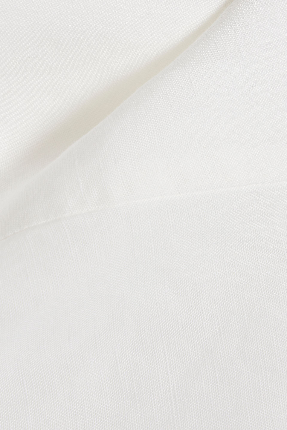 Onia Air Linen-blend Keyhole Halter Top In White