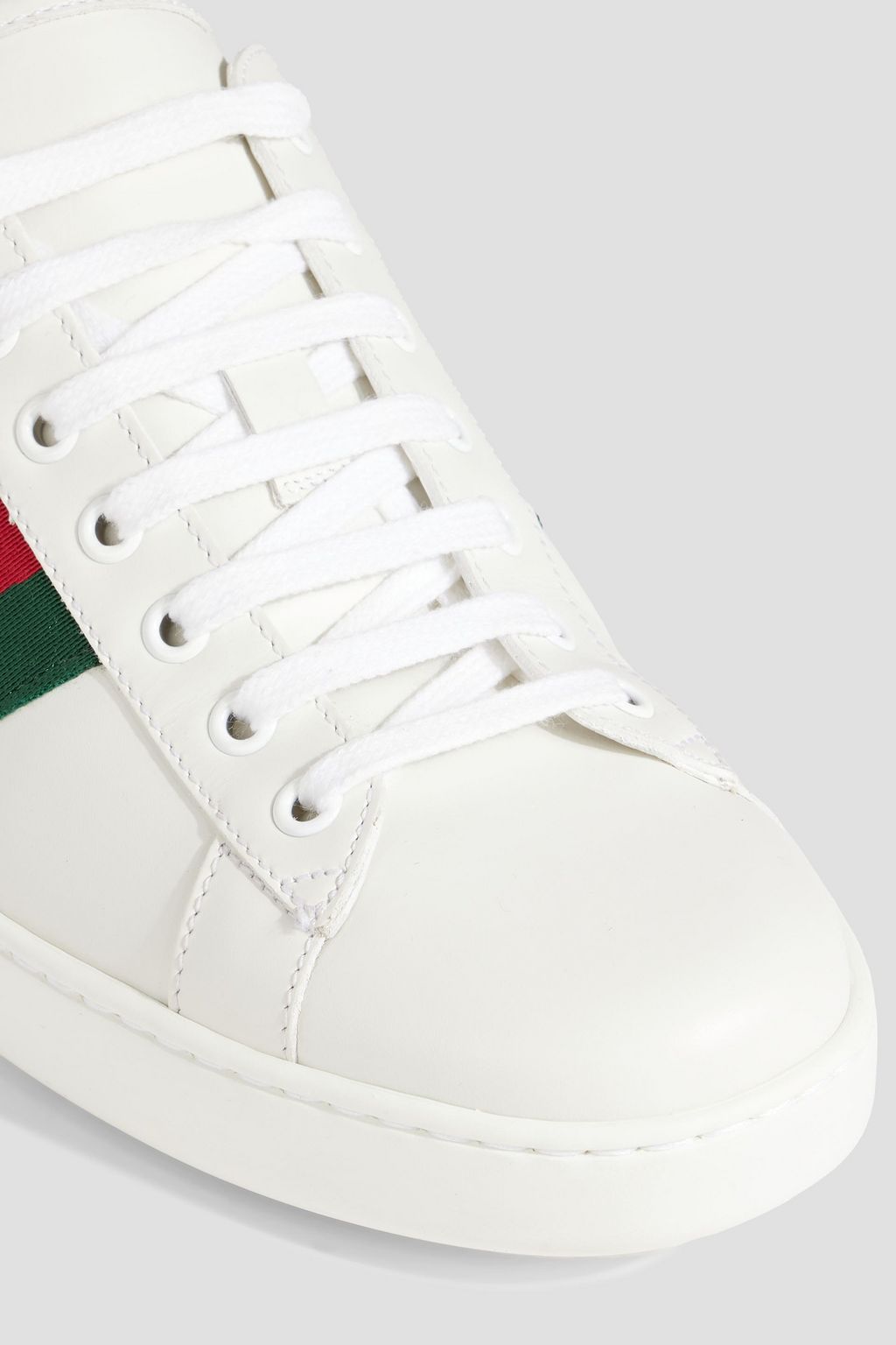 GUCCI Ace striped leather sneakers
