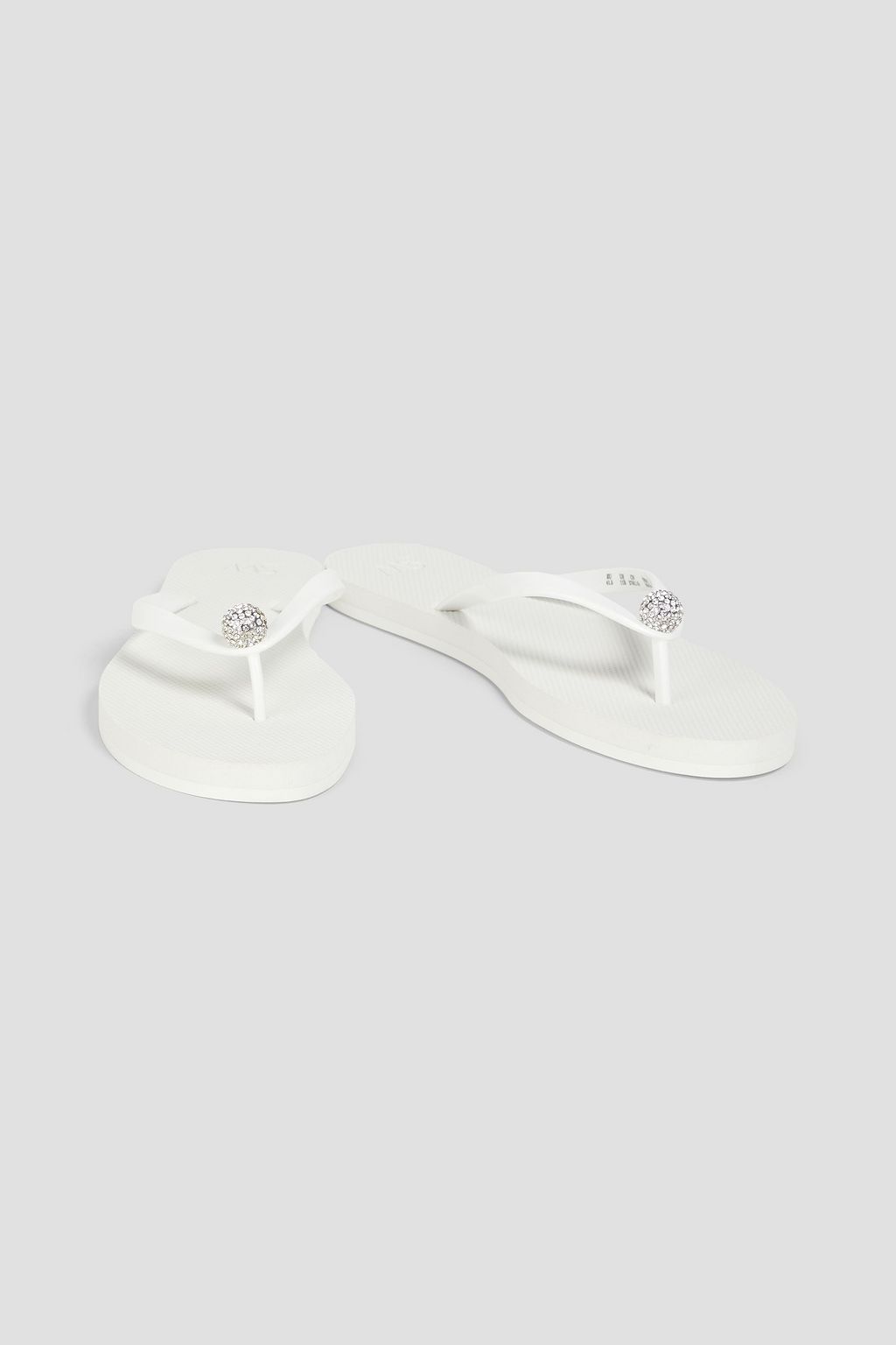 STUART WEITZMAN خفافات من مادة PVC مزينة بالكريستال