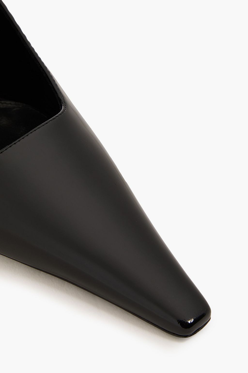 SAINT LAURENT Slingback-Pumps aus Lackleder