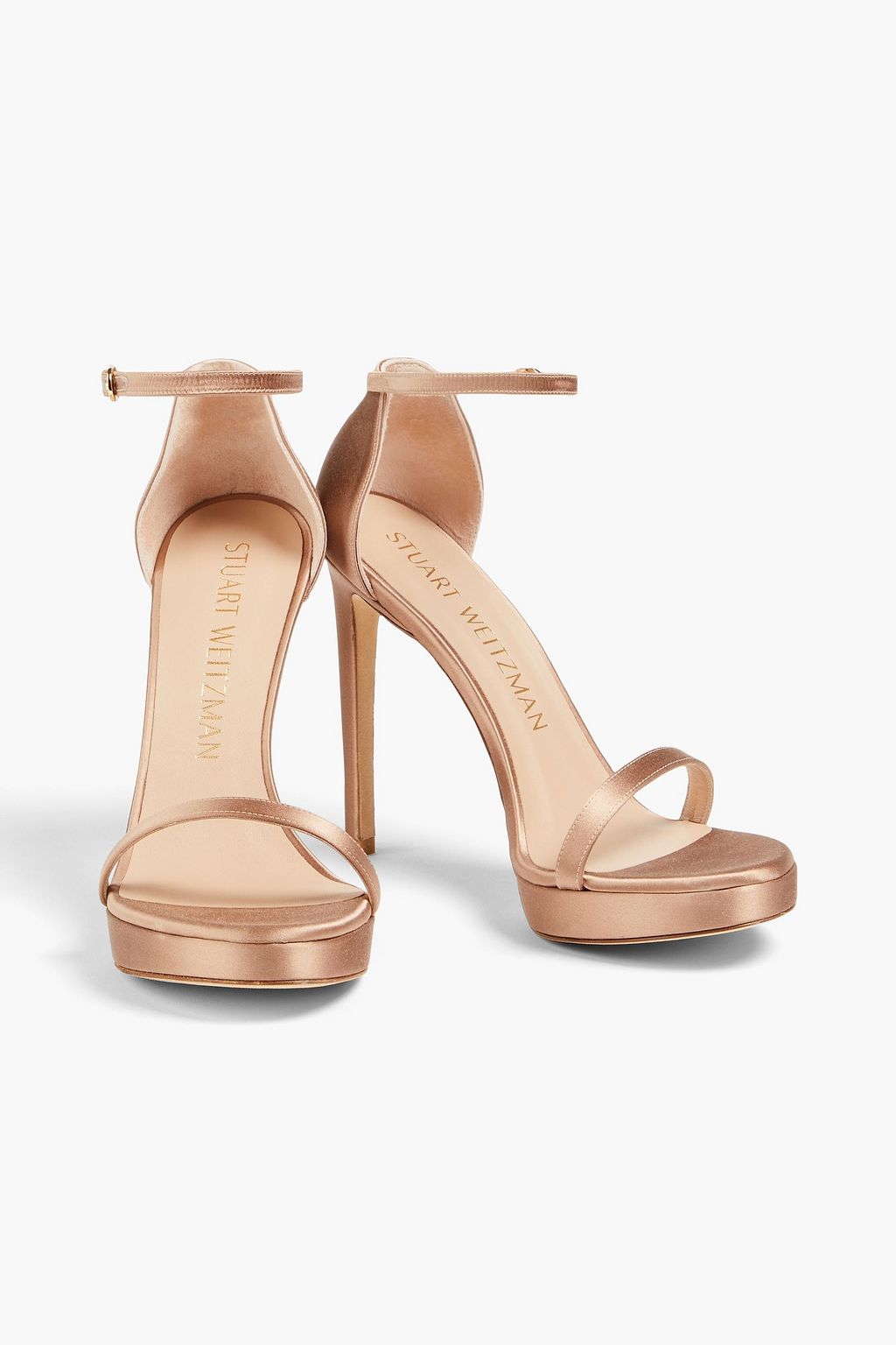 STUART WEITZMAN صندل مصنوع من الساتان