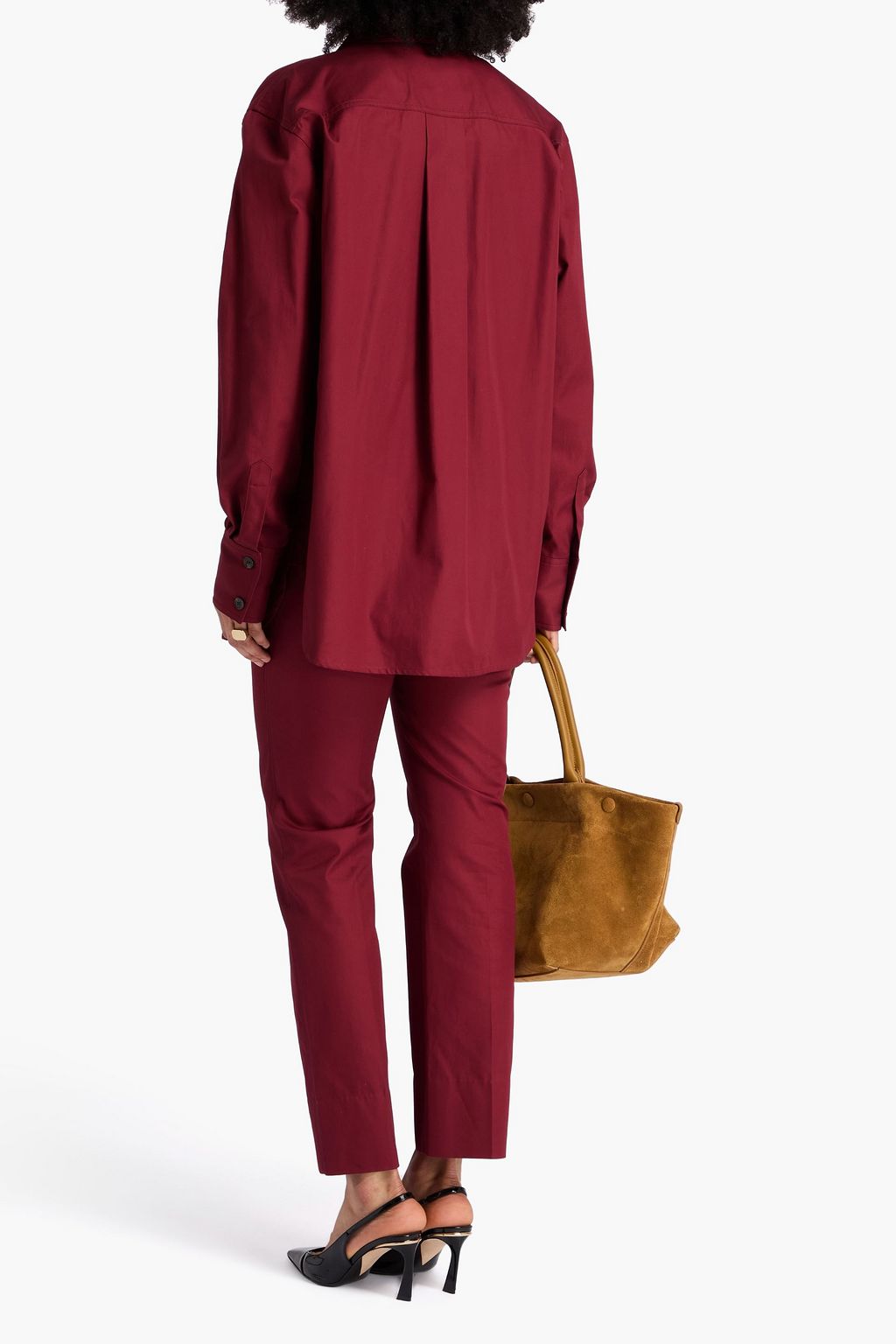 SAINT LAURENT Cotton-twill shirt