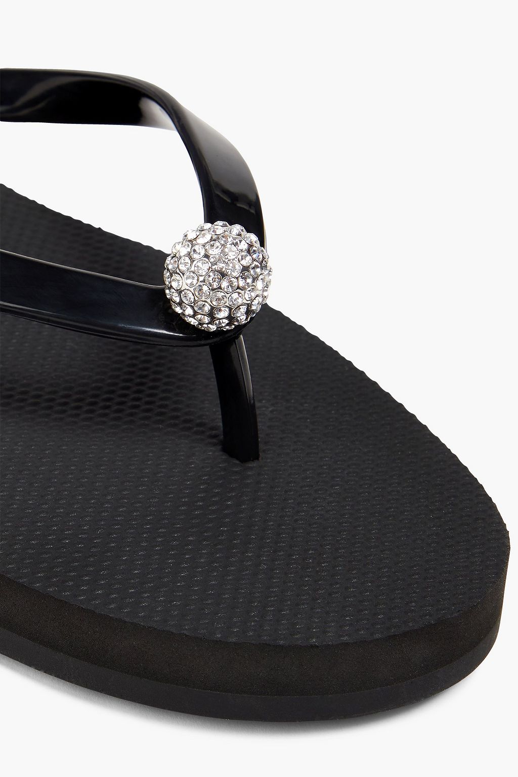 STUART WEITZMAN خفافات من مادة PVC مزينة بالكريستال