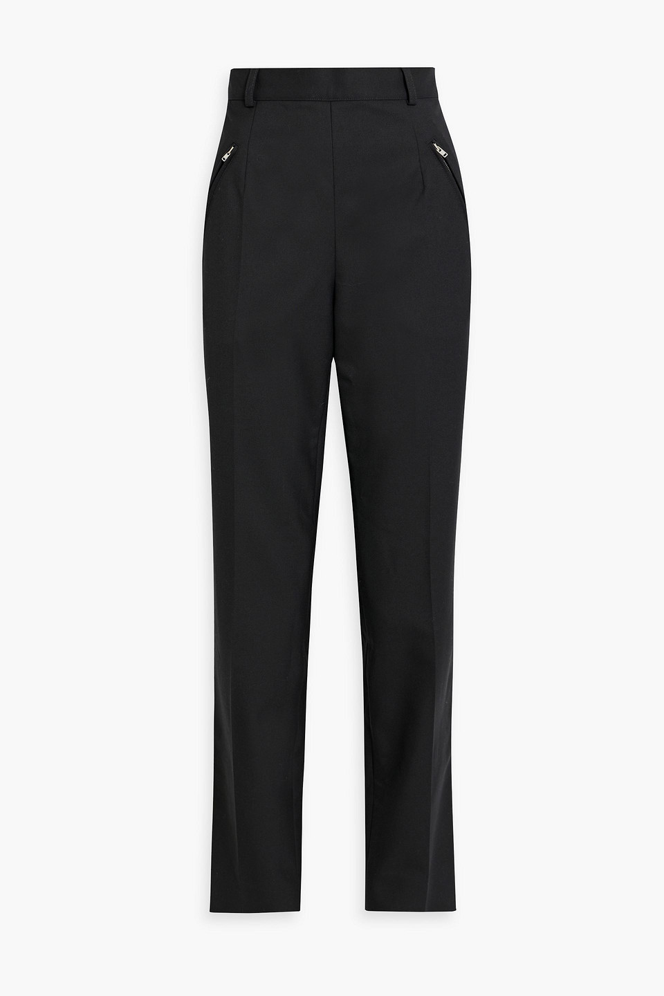 Maison Margiela Twill Tapered Pants In Black