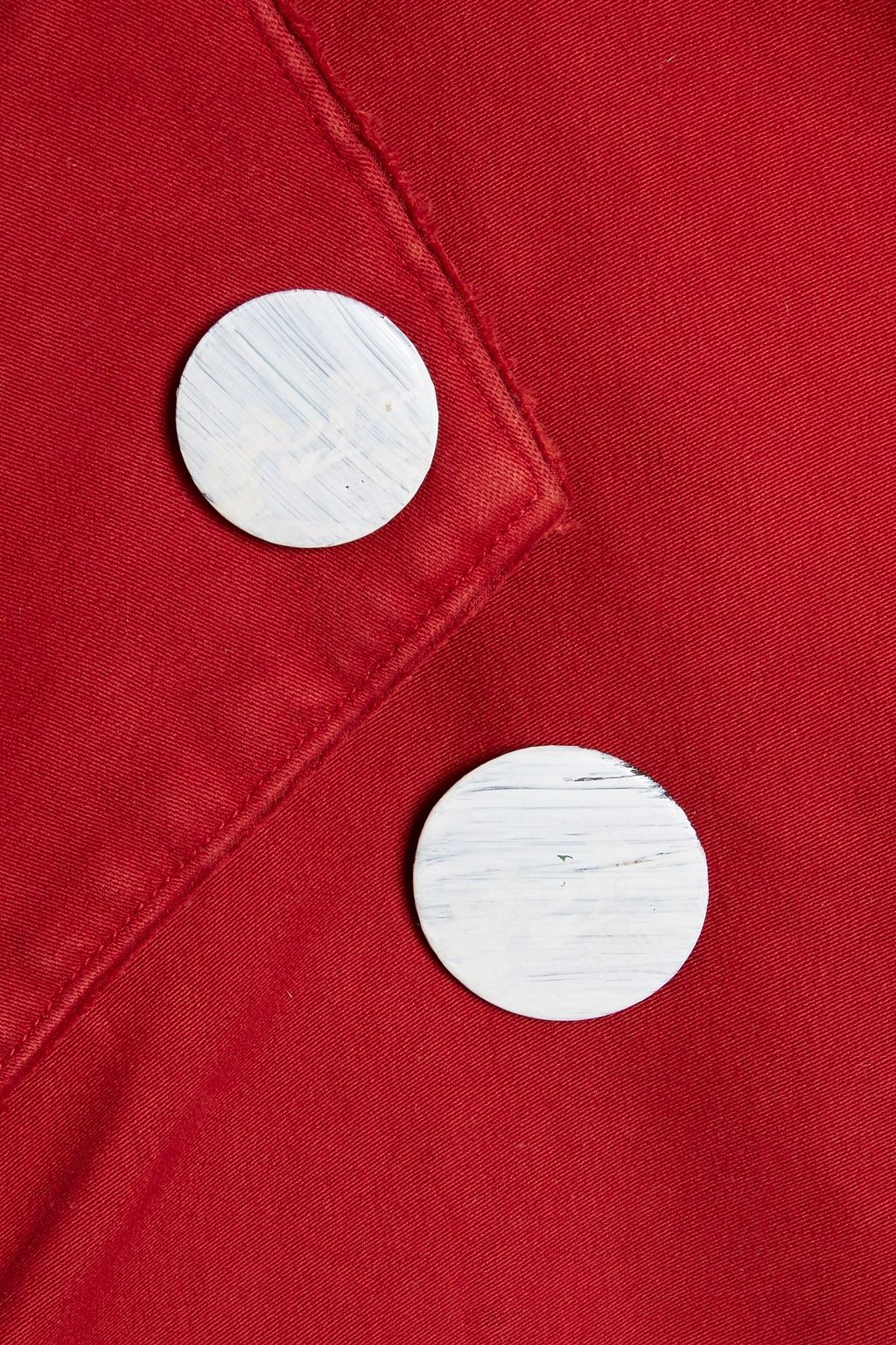 MAISON MARGIELA Button-embellished cotton peplum jacket