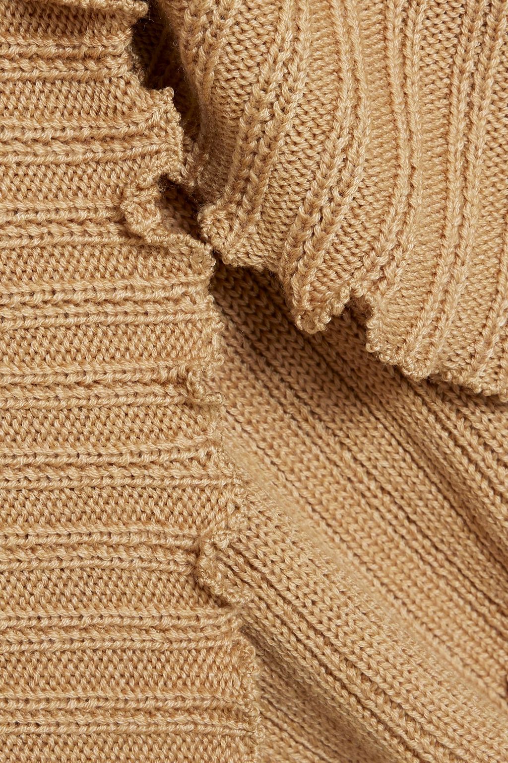 MAISON MARGIELA Ribbed wool-blend turtleneck sweater
