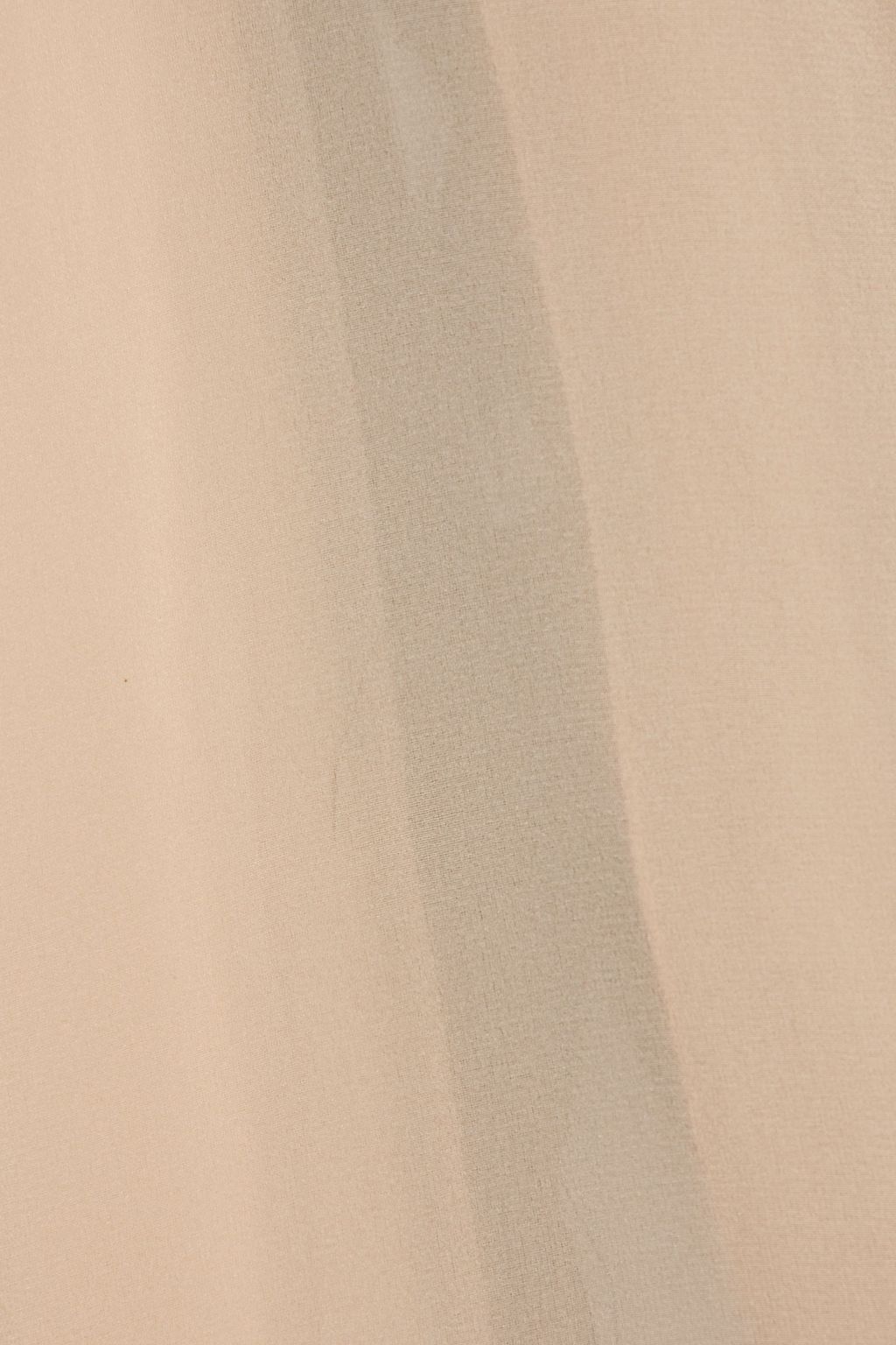 MAISON MARGIELA Distressed crepe-paneled silk-blend chiffon top