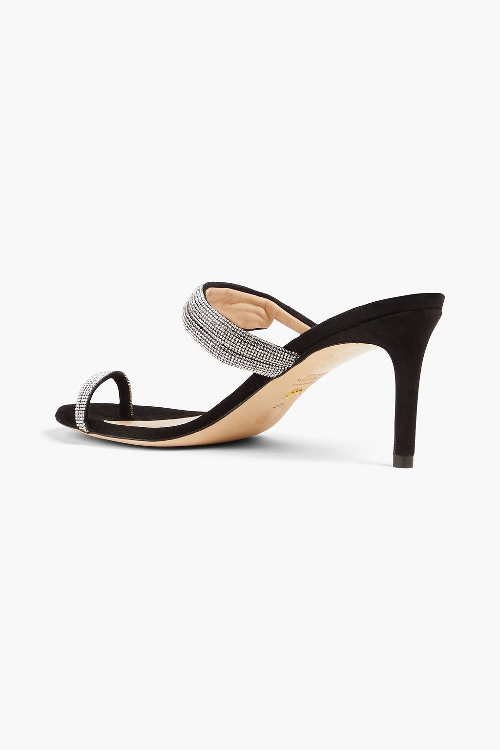 STUART WEITZMAN Sue スエード サンダル クリスタル付き