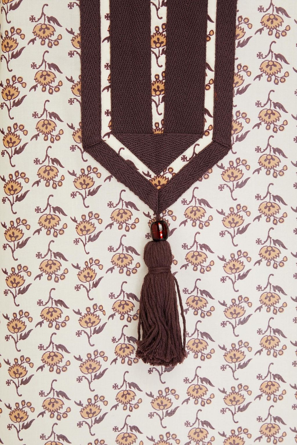 TORY BURCH 프린트 코튼 보일 튜닉