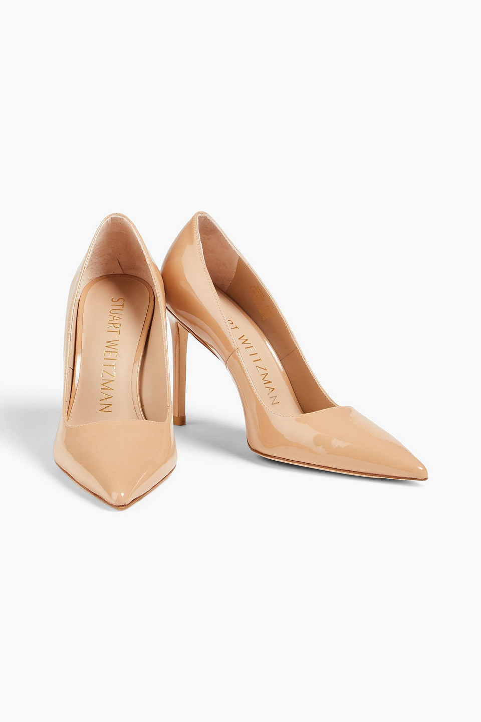  Stuart Weitzman - Pumps Aus Lackleder - Neutral - Us 10 