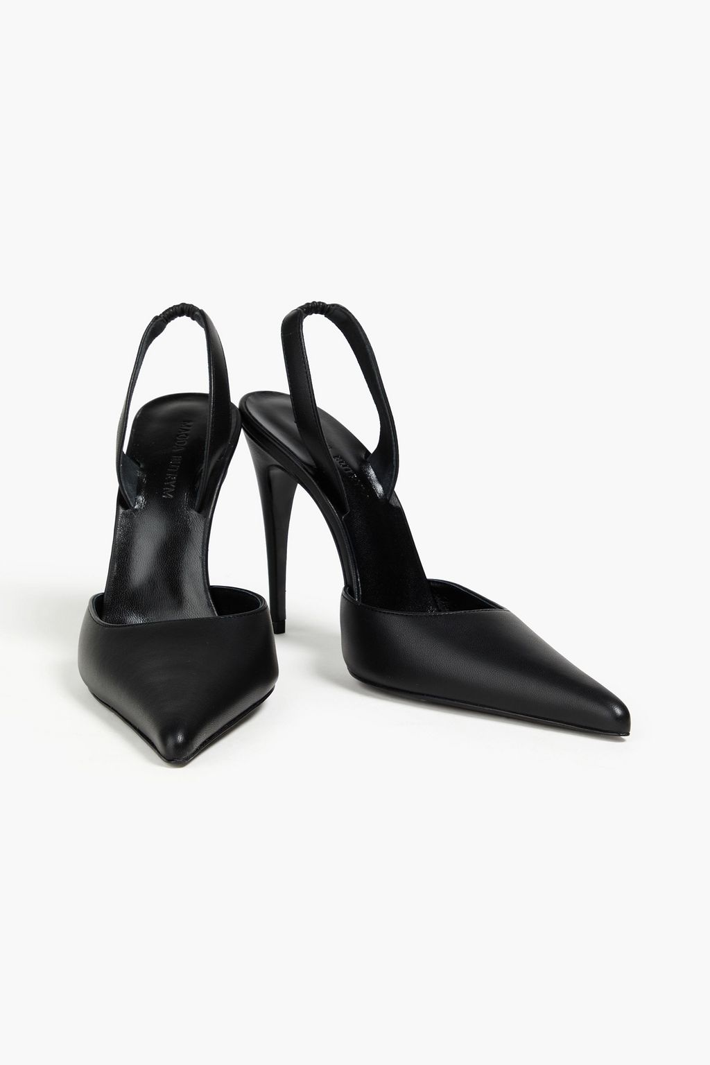 MAGDA BUTRYM Leather slingback pumps