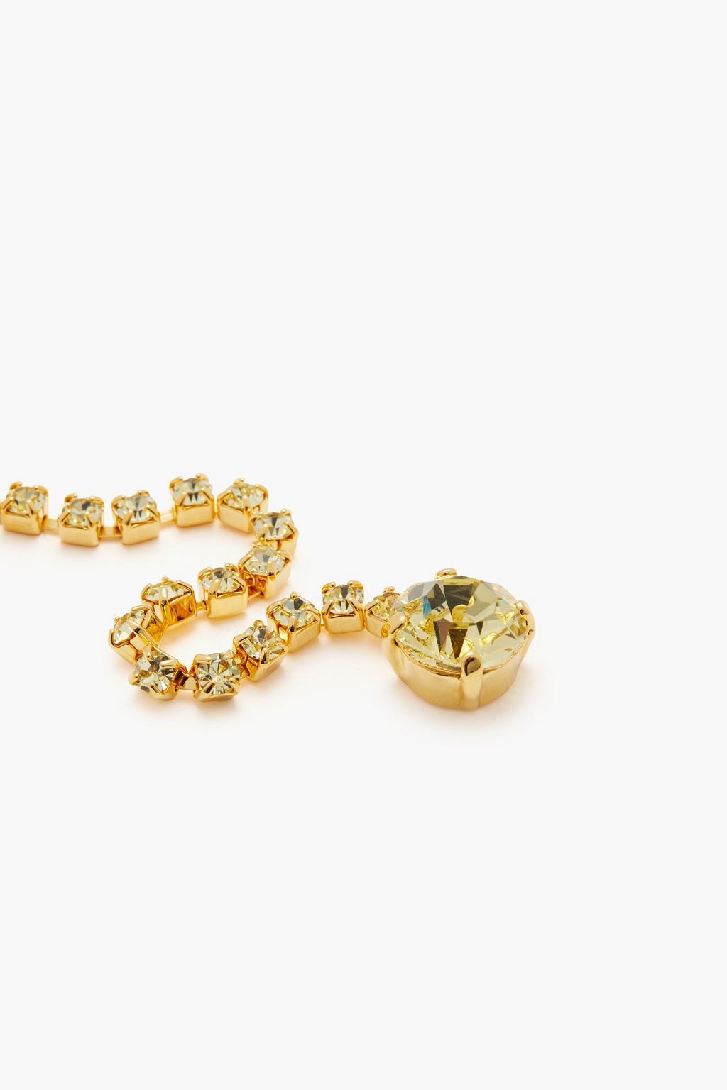 MAGDA BUTRYM Gold-plated crystal earrings