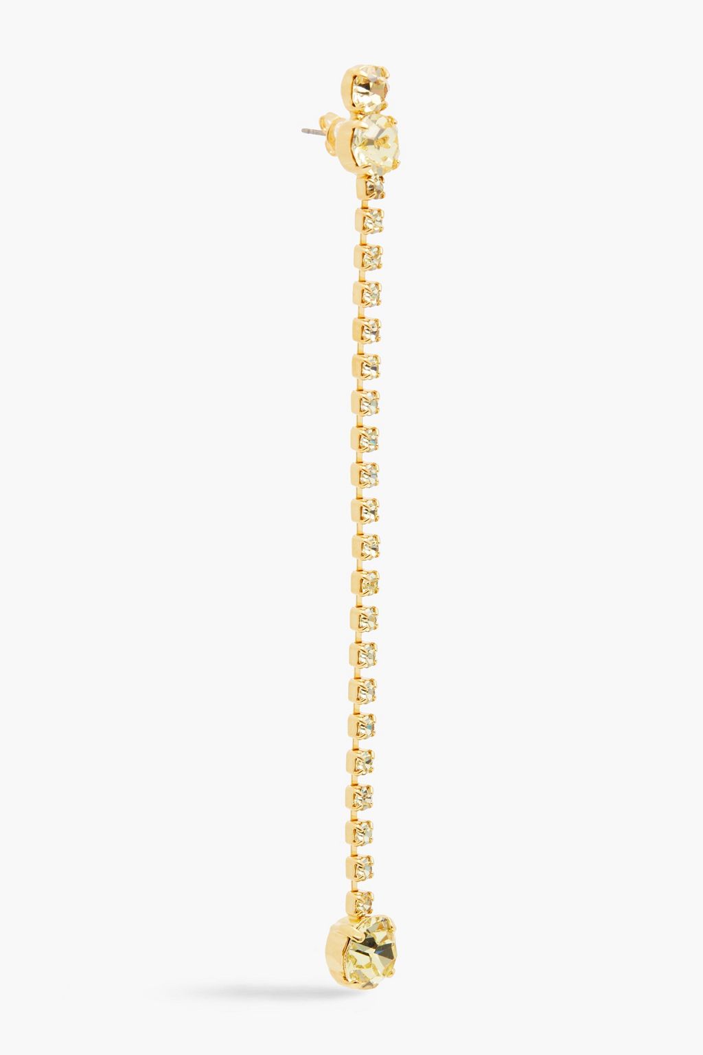 MAGDA BUTRYM Gold-plated crystal earrings