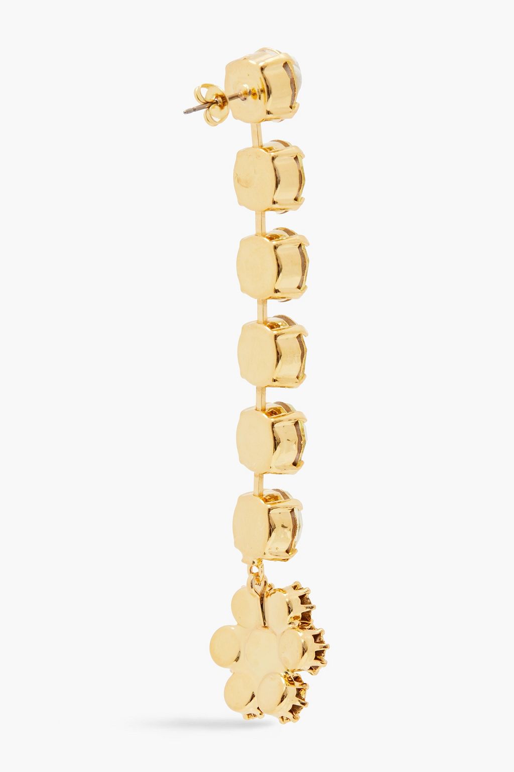 MAGDA BUTRYM Gold-plated crystal earrings