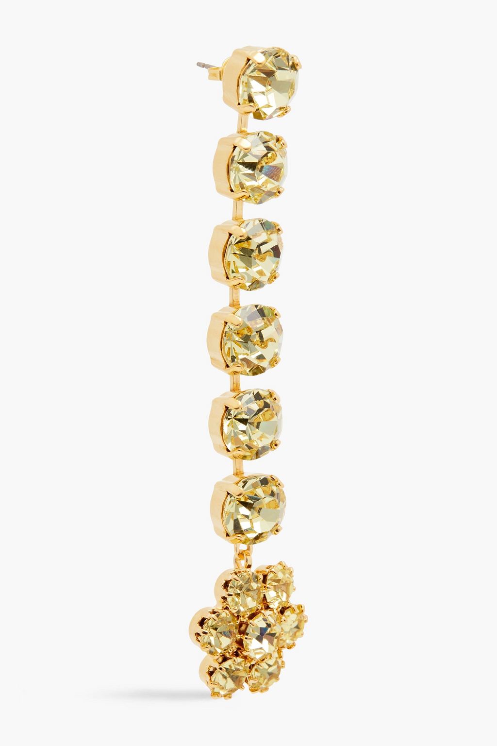 MAGDA BUTRYM Gold-plated crystal earrings