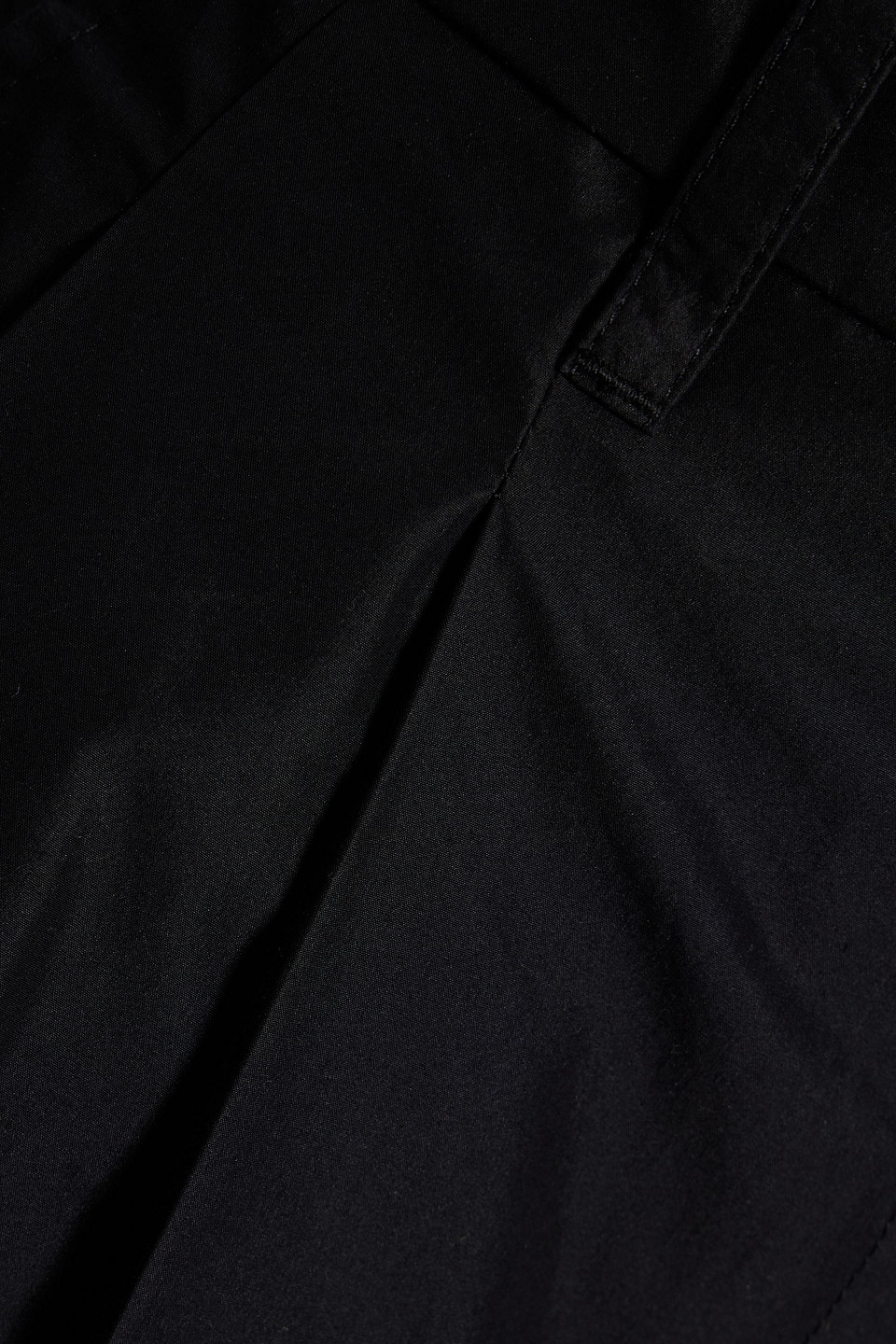 3.1 Phillip Lim Pleated Cotton-blend Poplin Tapered Pants In Black