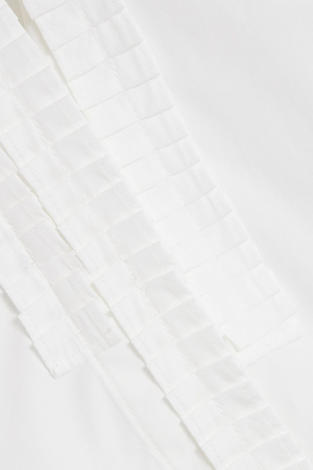 MAX MARA Pleated cotton-poplin shirt