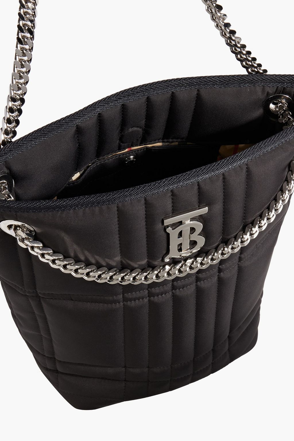 BURBERRY Quilted shell shoulder bag