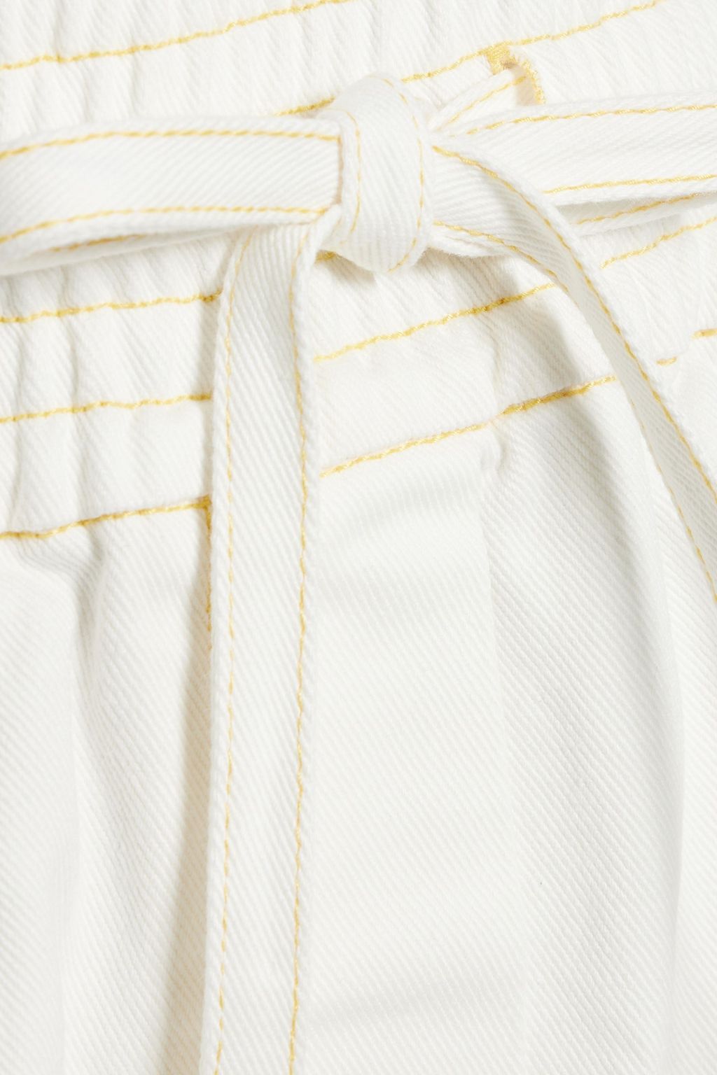 3.1 PHILLIP LIM Topstitched denim shorts