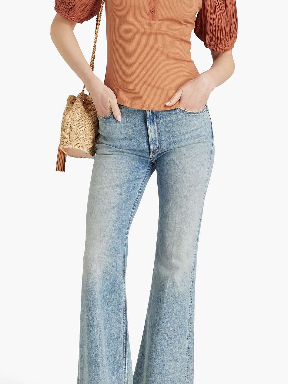 marika plissé-woven and ribbed stretch cotton and modal-blend jersey top