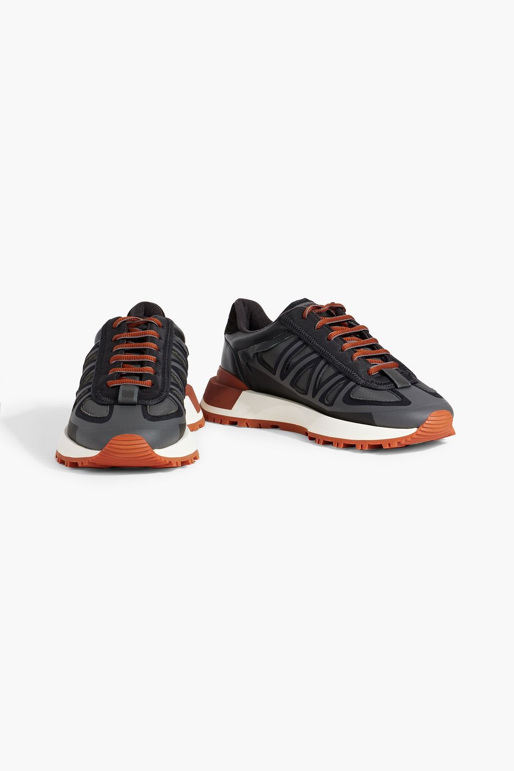 MAISON MARGIELA 50/50 leather, mesh and neoprene sneakers