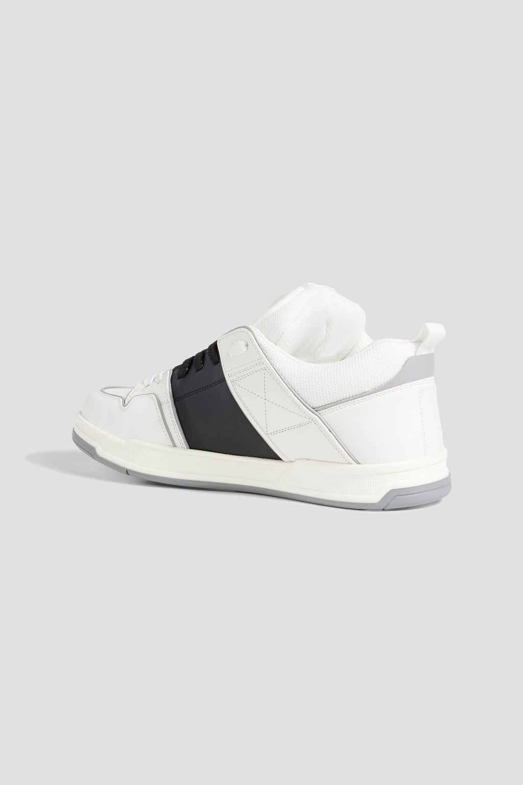 VALENTINO GARAVANI Open Skate mesh and leather sneakers