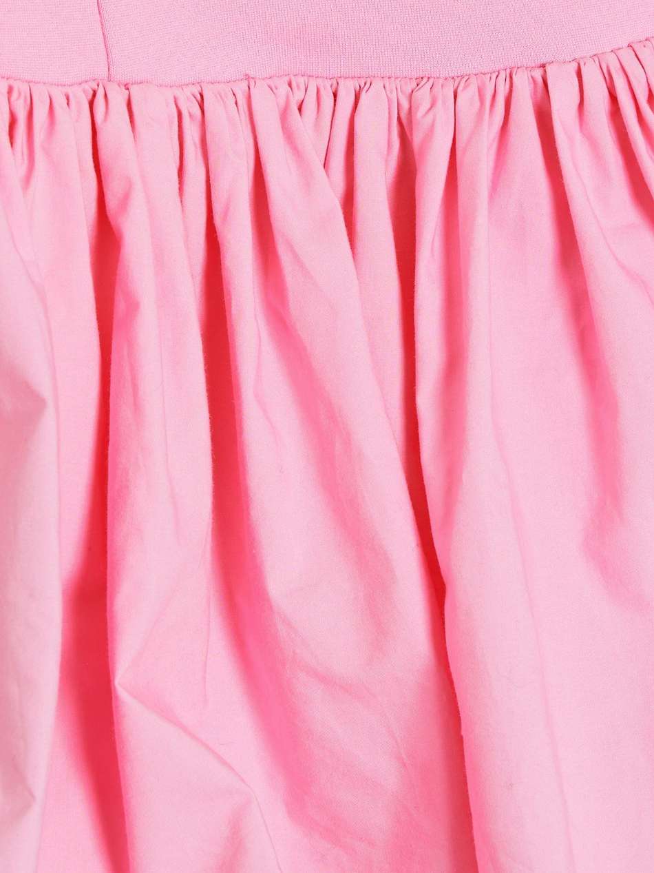 sanam ruffled poplin and jersey mini dress