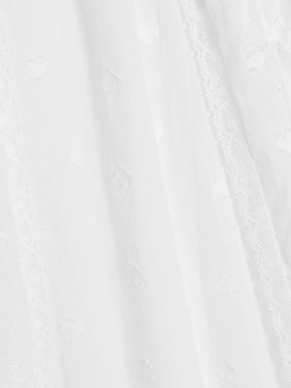 cutout fil coupé cotton-gauze and georgette maxi dress