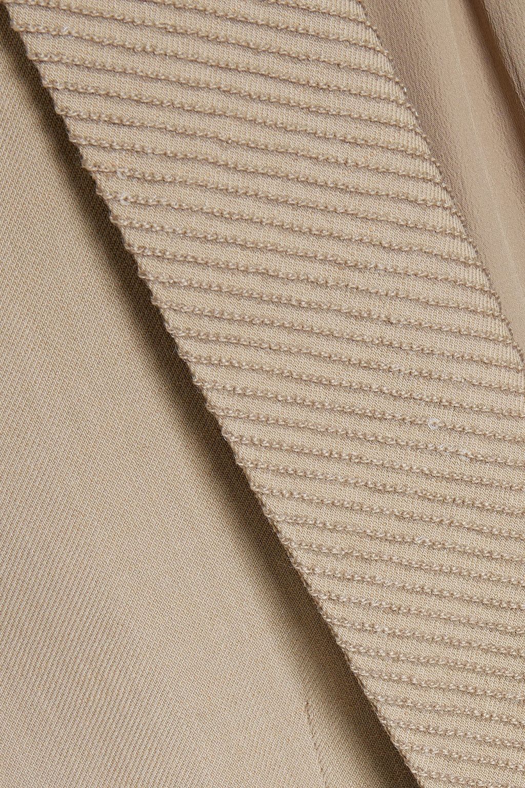 BRUNELLO CUCINELLI Embellished twill blazer