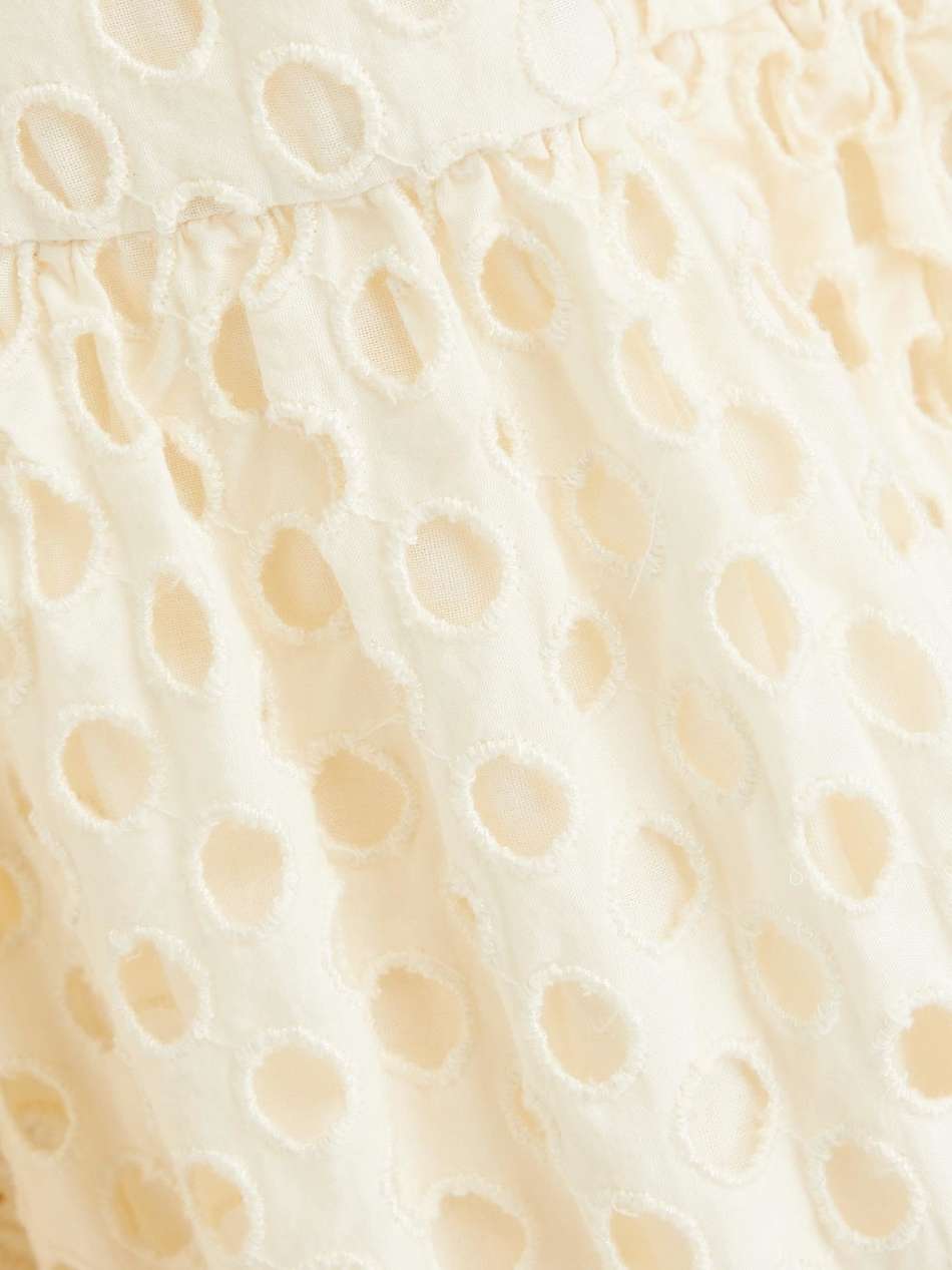 stella broderie anglaise cotton midi dress