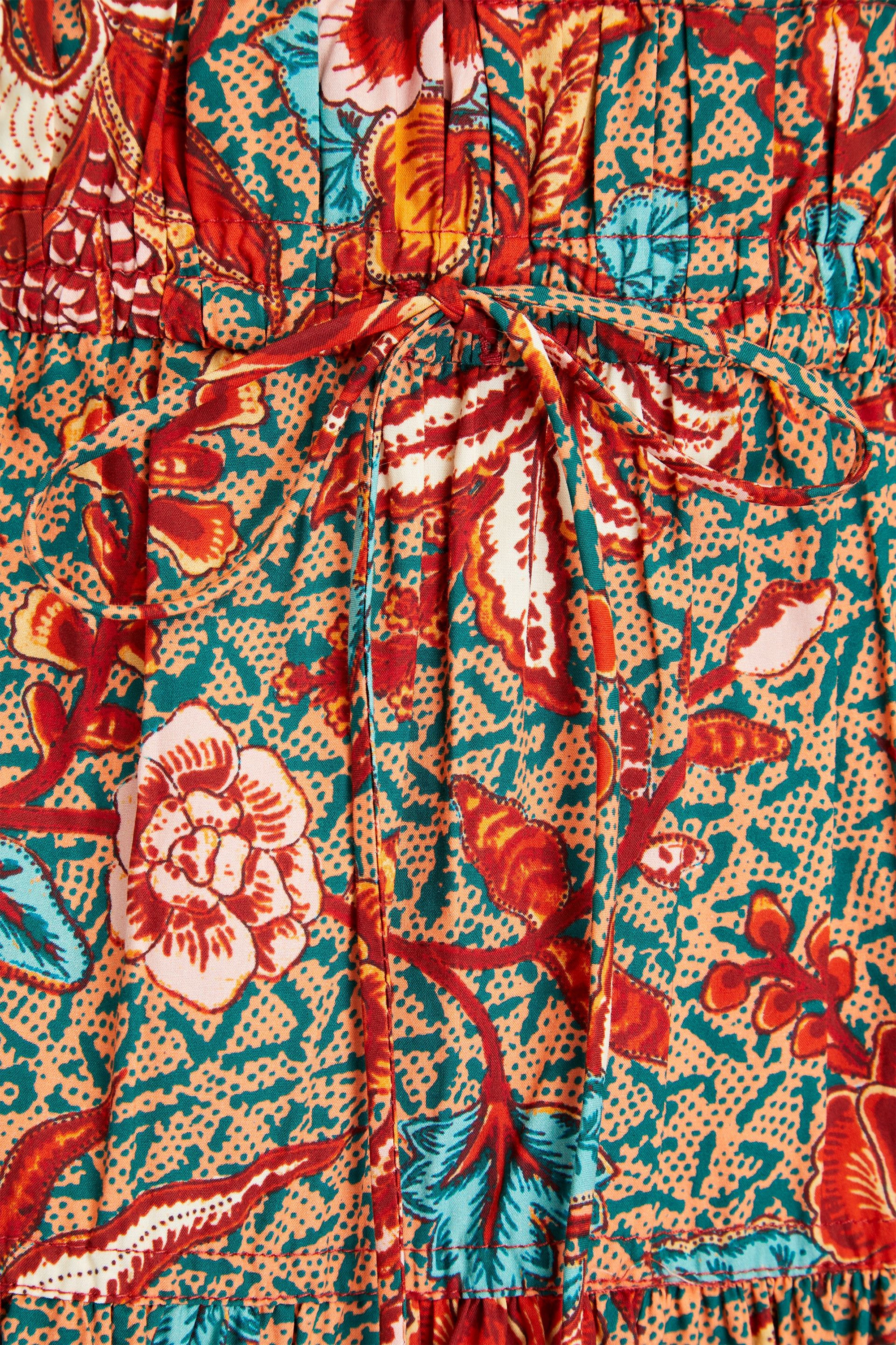 Ulla Johnson Lisbet floral-print cotton-poplin midi dress