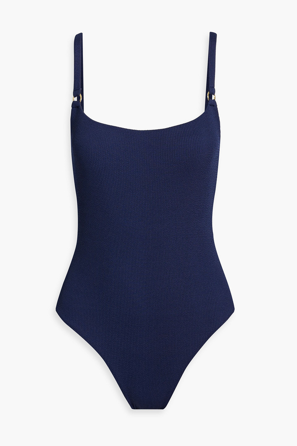 Melissa Odabash Tosca Ribbed Swimsuit In Navy