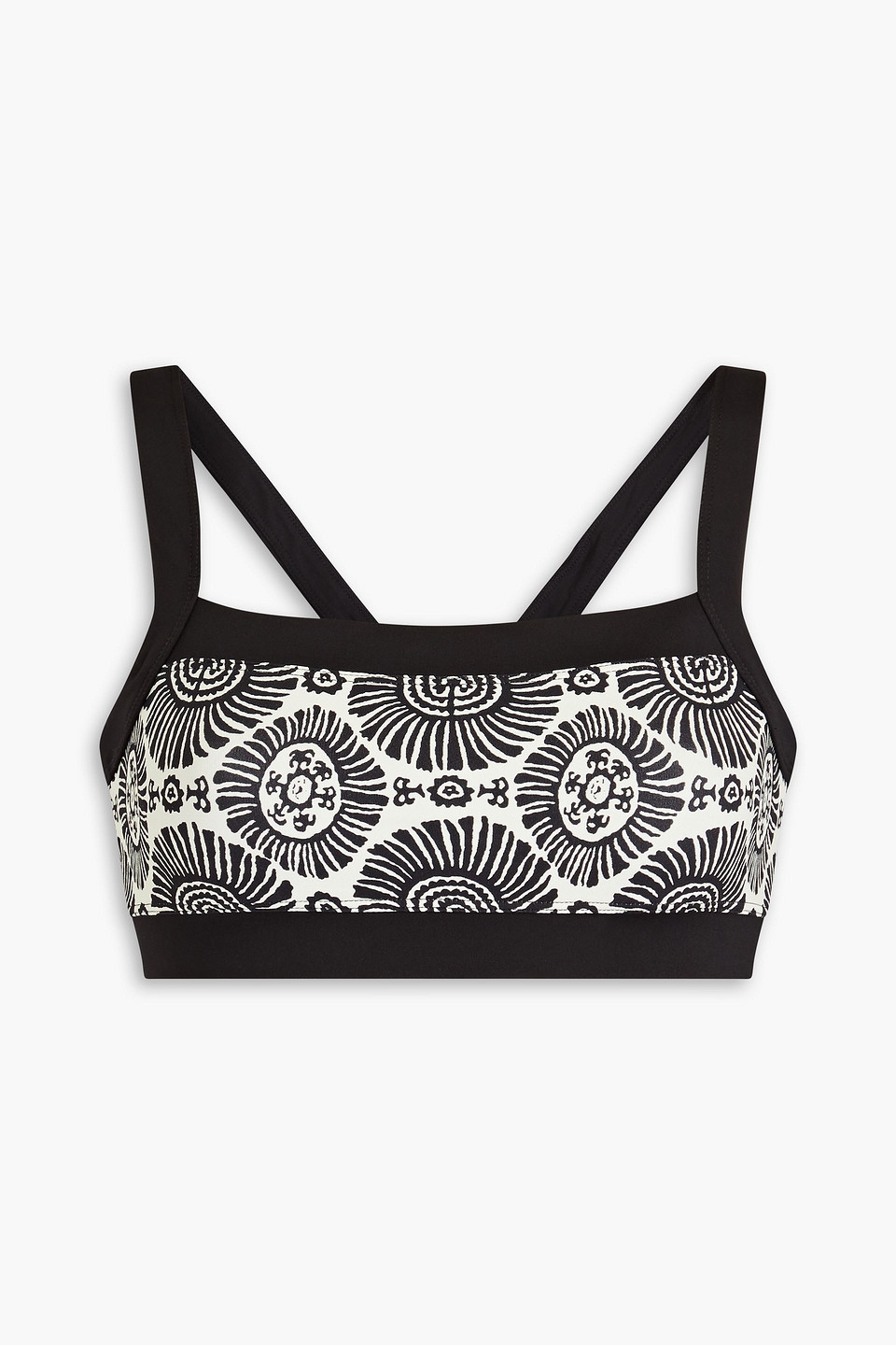 The Scottie printed bikini top